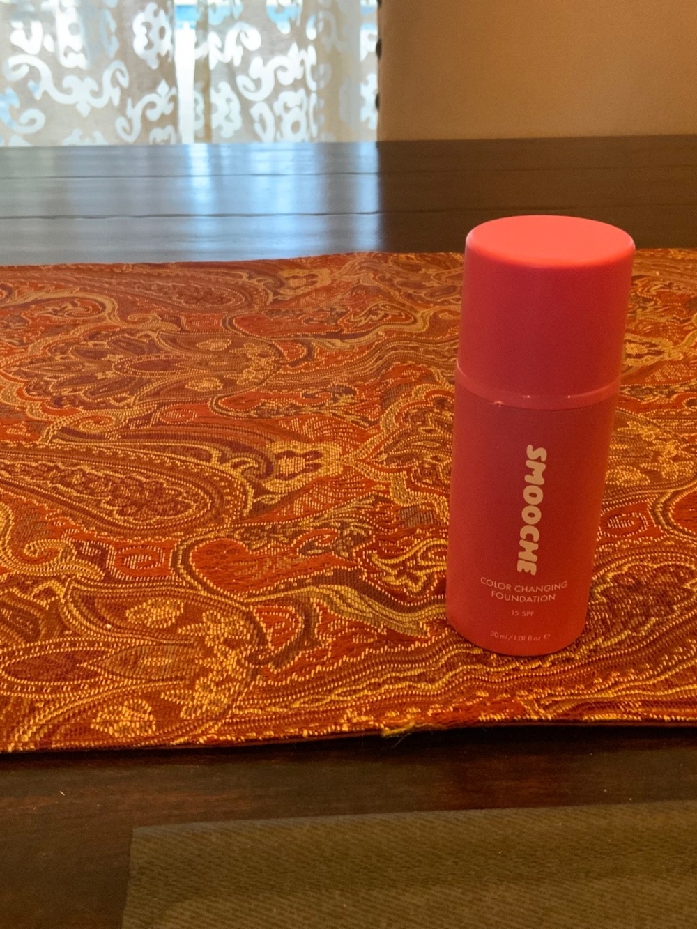 Smooche color changing foundation spf 15, used once, msrp$59